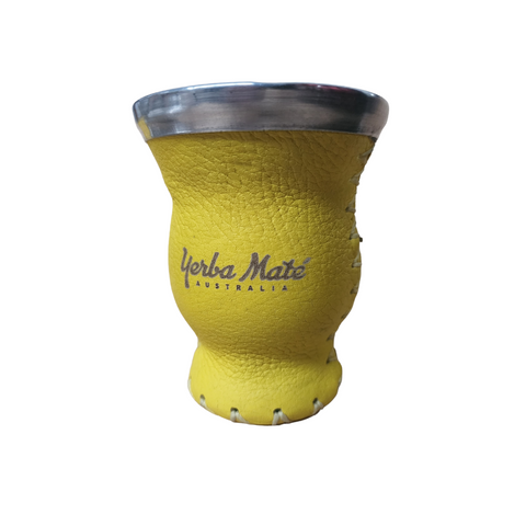 Mate Cup Leather Bound in Glass