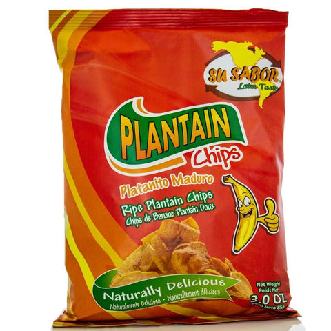 Ripe plantain chips Su sabor