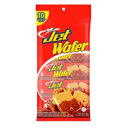 Wafer Jet Chocolate Bar Pack of 10 (220g)
