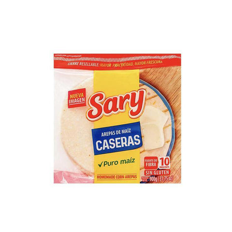 White Corn Arepa / Arepas de Maiz - Sary