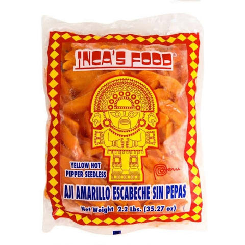 Inca's Food Aji Amarillo Congelado - Frozen Hot Yellow Pepper Paste