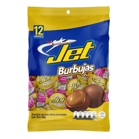 Jet Burbujas Chocolate Bonbons Pack of 12 (168g