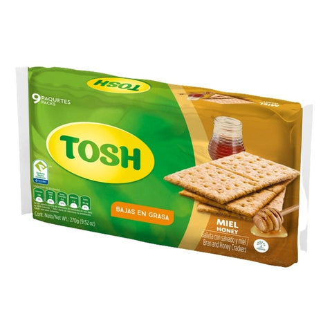 Tosh Honey Crackers Noel Pack of 9 (270g)
