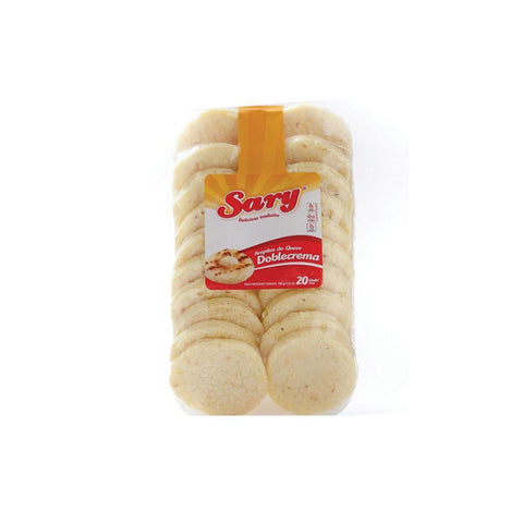 Mini white corn arepa with cheese - Sary / Arepitas mini